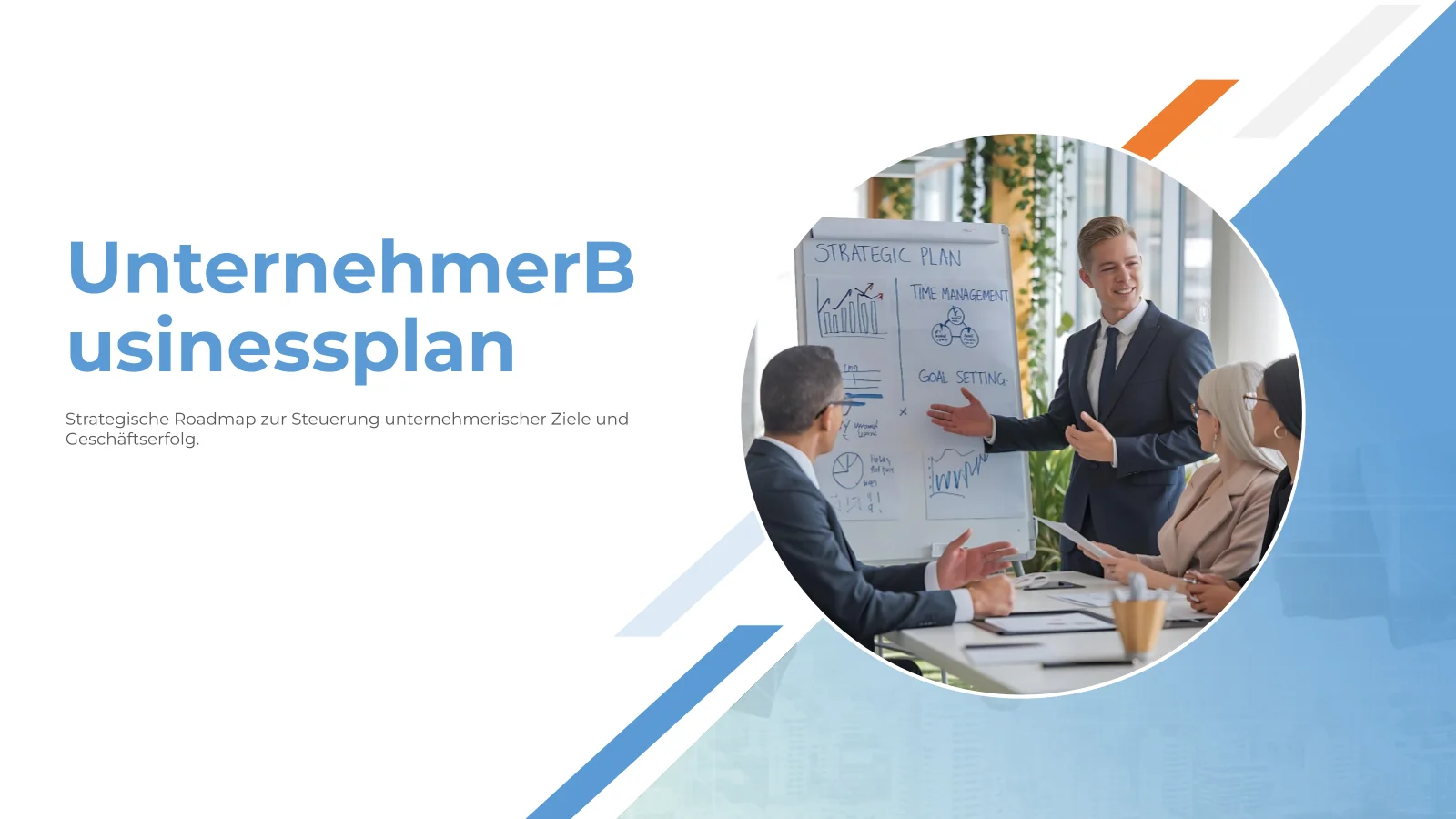 Businessplan-PowerPoint- und Google Slides-Vorlage für Unternehmer