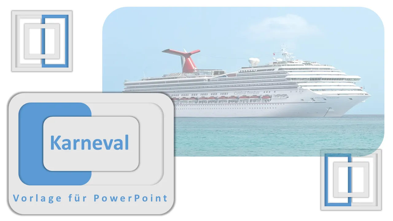 Dienstleistungen Karnevalsfolien-Layout für Geschäftspräsentationen