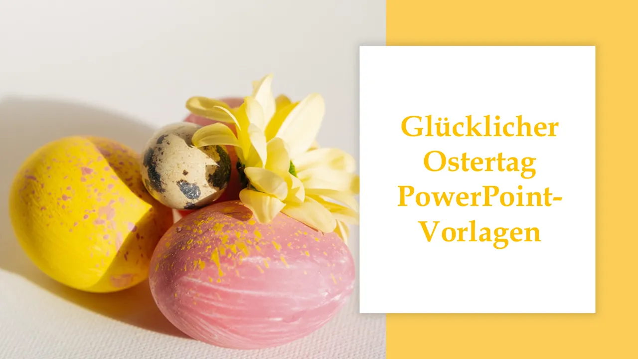 Frohe Ostern PowerPoint-Vorlagen für Geschäftspräsentationen