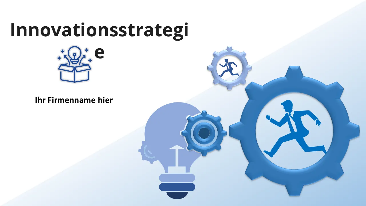 Innovationsstrategierahmen, Glühbirnenverbindungen, Formulierungserfolgsansätze, PowerPoint-Vorlage für professionelle Präsentationen
