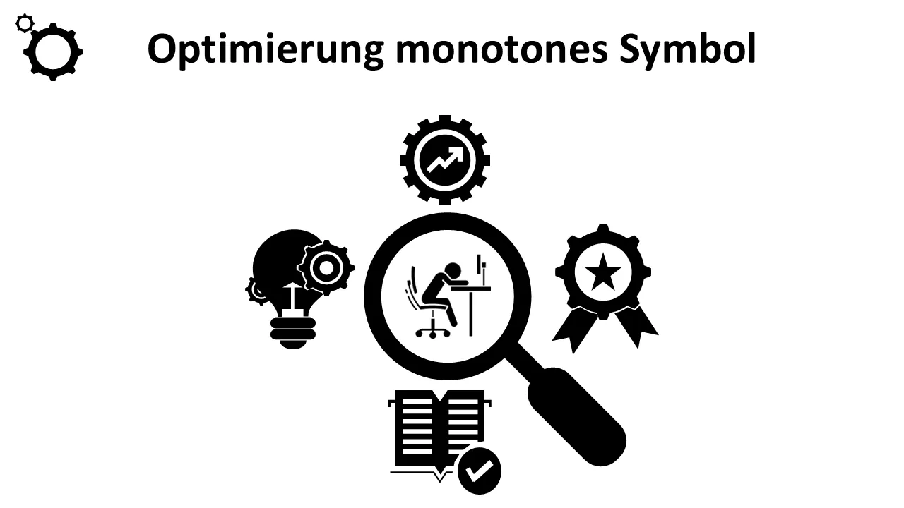 Optimierung eines monotonen Symbols in PowerPoint PowerPoint-PNG- und bearbeitbare PowerPoint-Vorlage im Eps-Format für professionelle Präsentationen