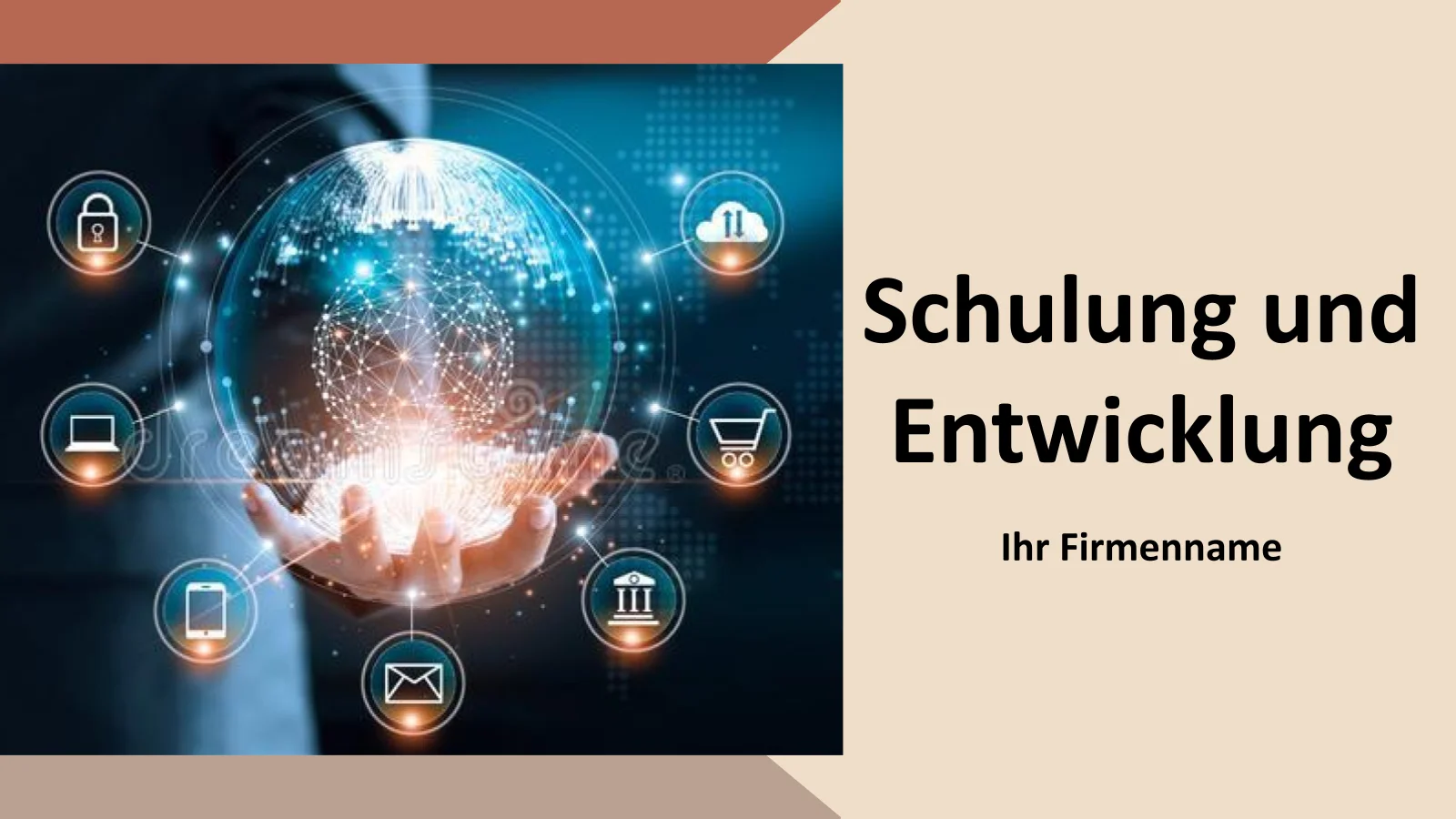 PowerPoint-Präsentationsfolien für Schulung und Entwicklung