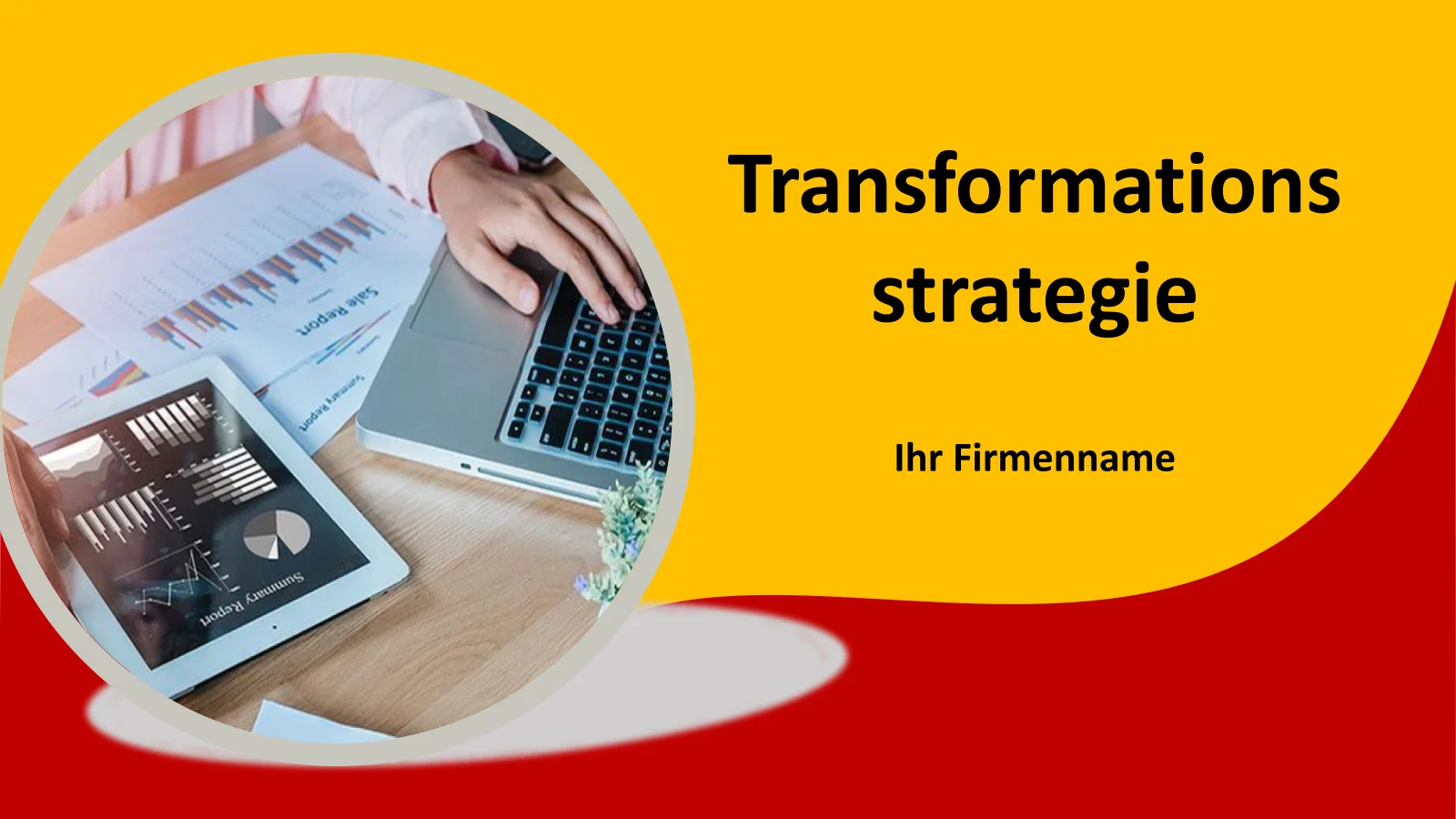 PowerPoint-Präsentationsfolien zur Transformationsstrategie