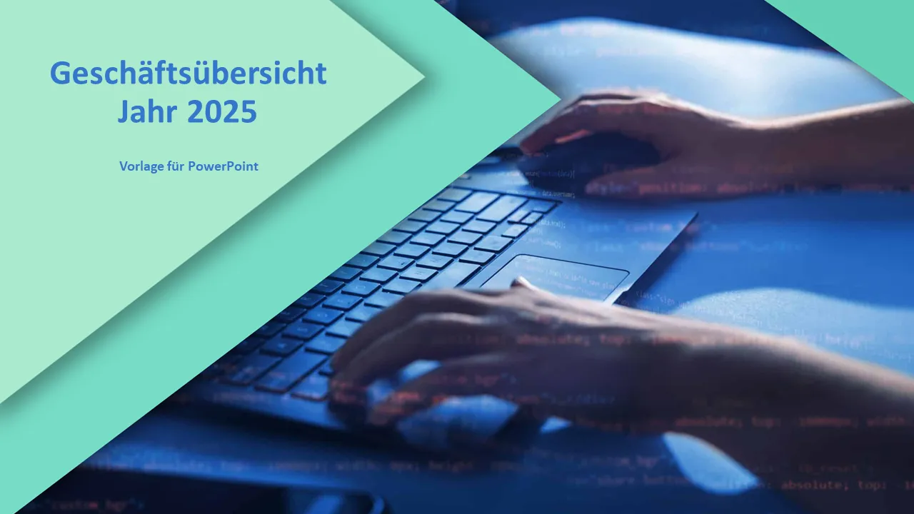 Powerpoint-Vorlage für Unternehmensbewertungen