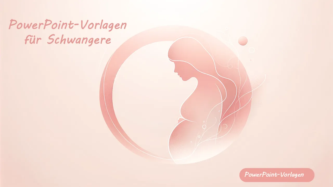 PowerPoint-Vorlagen für die Pflege schwangerer Frauen für Geschäftspräsentationen