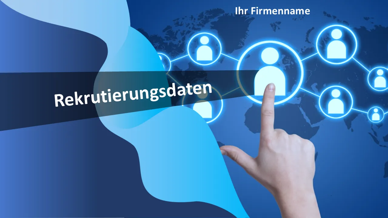 PowerPoint-Vorlagen für Rekrutierungsdaten