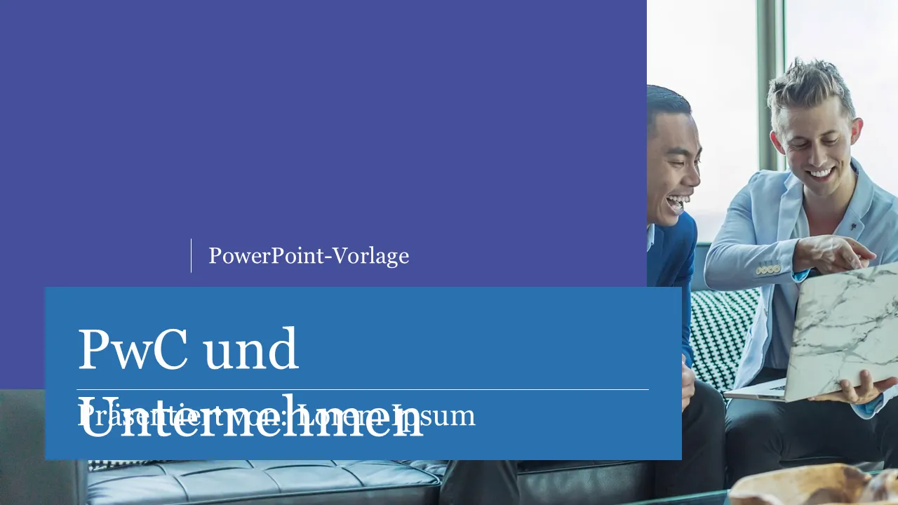 PwC PowerPoint-Vorlage – Professionelles Präsentationsdesign