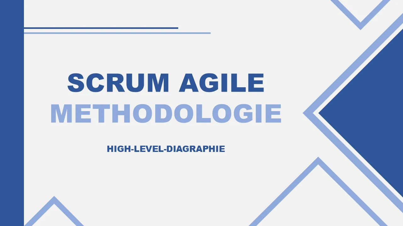 Scrum Agile Methodology High-Level-Diagramm PowerPoint-Vorlage für professionelle Präsentationen