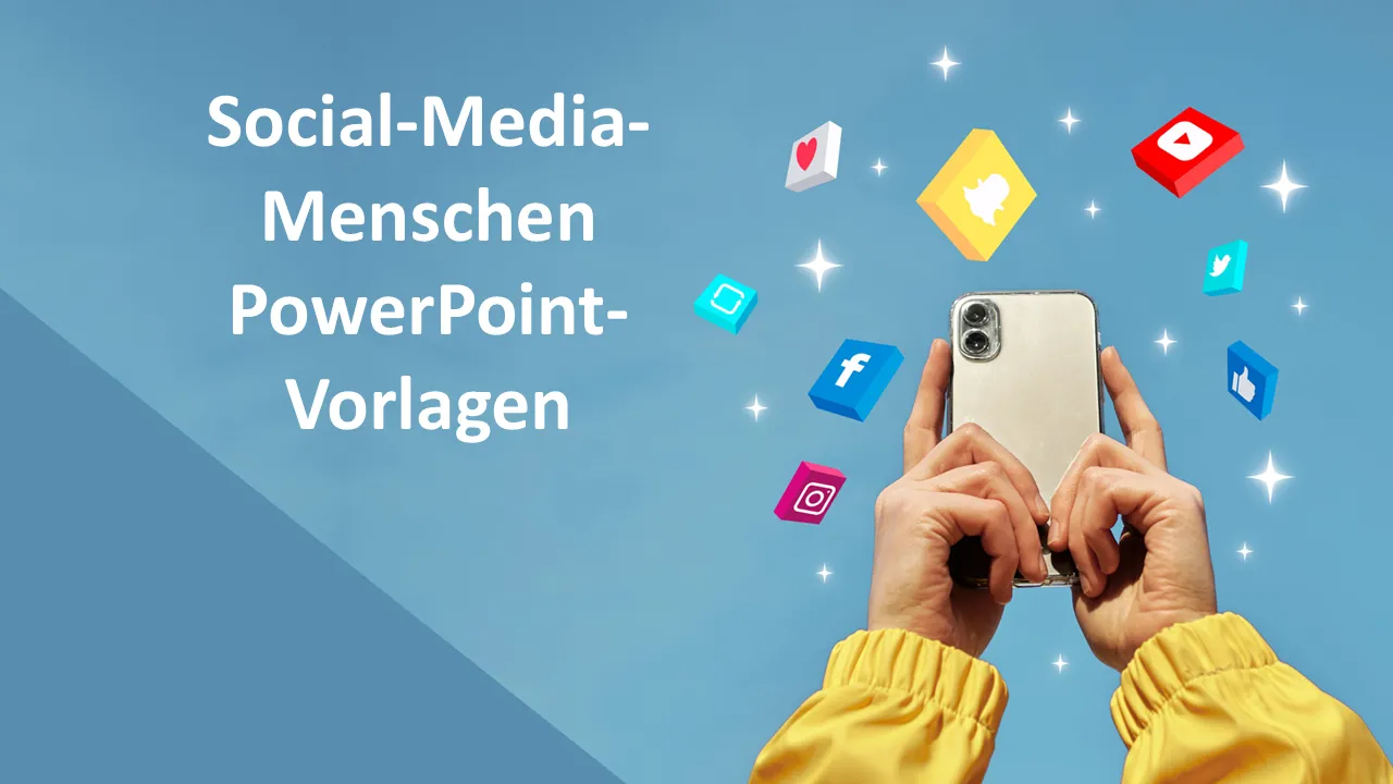Social Media People PowerPoint-Vorlagen für Geschäftspräsentationen
